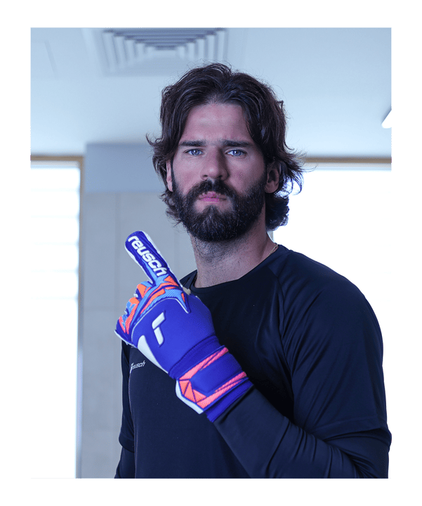 Reusch Attrakt Duo Evolution Torwarthandschuhe Blau - blau
