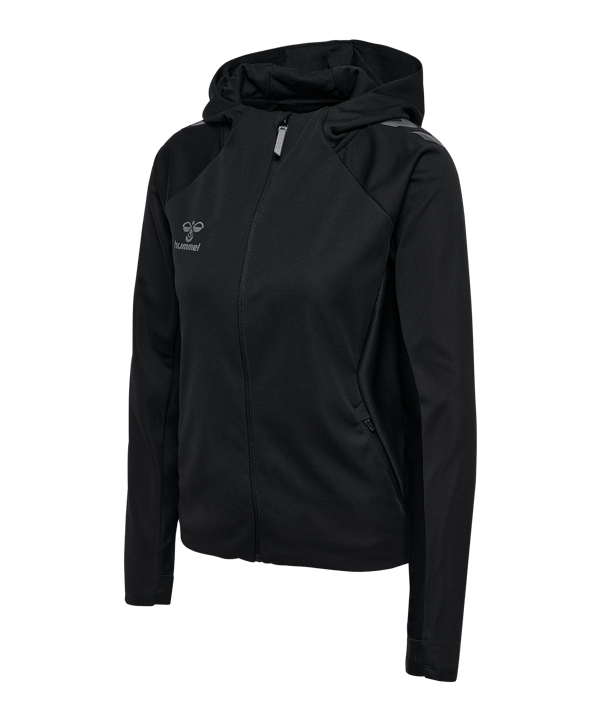hummel Giacca con cappuccio Donna Nero C2001 - nero