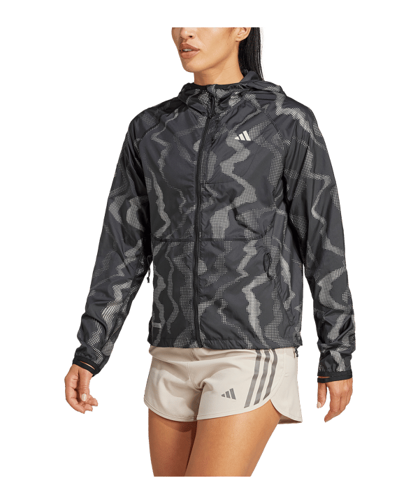 adidas Ult Prem Jacke Damen Schwarz - schwarz