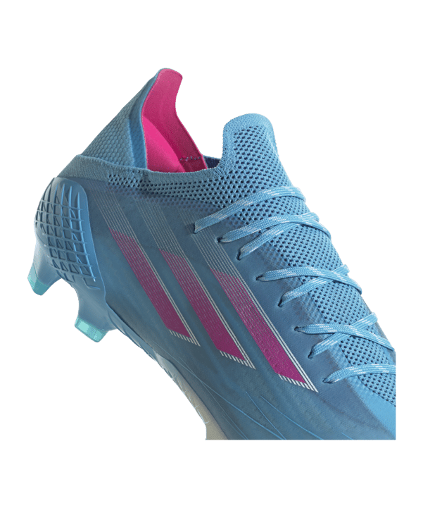 adidas X SPEEDFLOW.1 FG Sapphire Edge Blau Pink Weiss - blau