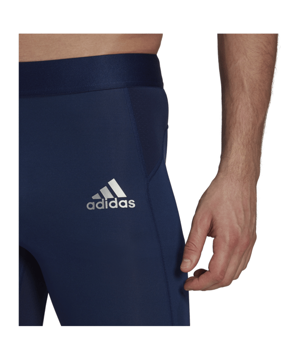 adidas Techfit Short Dunkelblau - blau