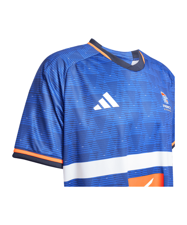 adidas FFF Frankreich Handball Trikot 2026 Blau - blau