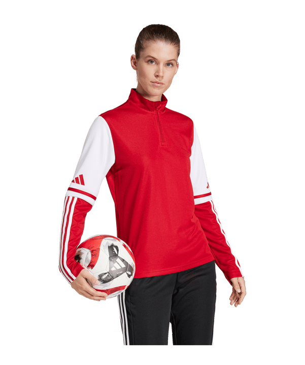 adidas Squadra 25 HalfZip Sweatshirt Damen Rot - rot