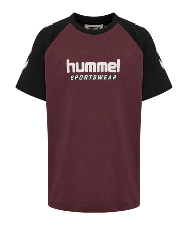 Hummel Logo S/S T-Shirt Kids Lila F3016 - lila