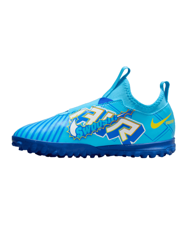Nike Jr Air Zoom Mercurial Vapor XV Academy TF Mbappe Signature Kids Blau F400 - blau