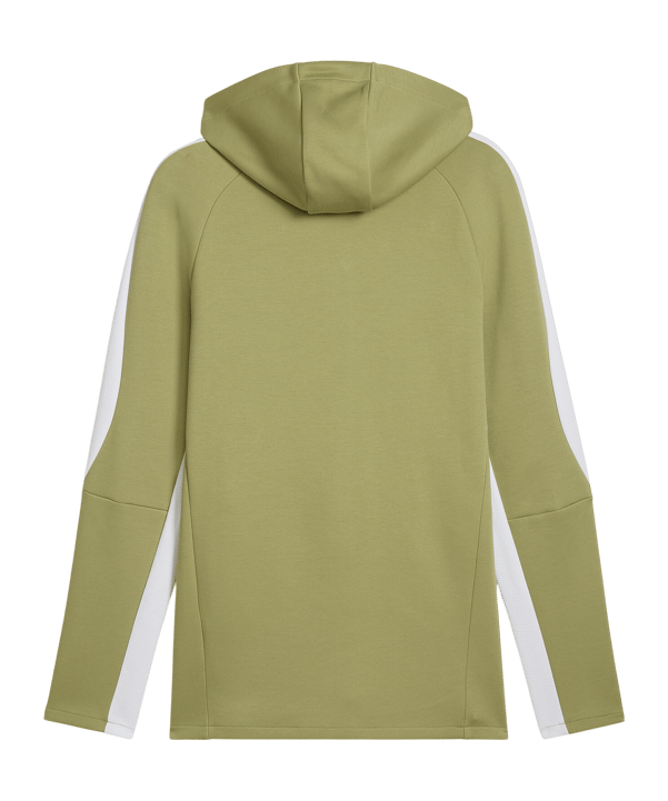 PUMA teamEVOSTRIPE Kapuzenjacke Grün F40 - gruen