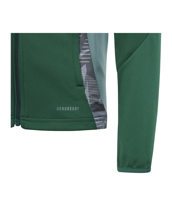 adidas Tiro 24 Competition Trainingsjacke Kids Grün - gruen