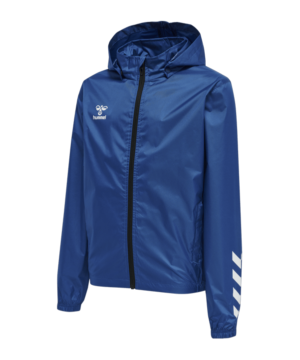 Hummel hmlCORE XK Spray Jacke Kids Blau F7045 - blau
