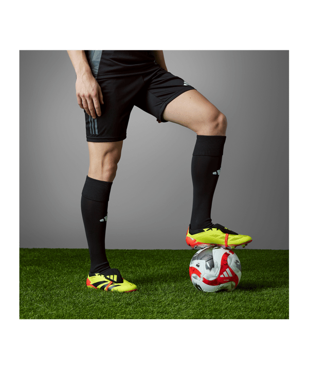 adidas Predator Elite FG Energy Citrus Gelb Schwarz Rot - gelb