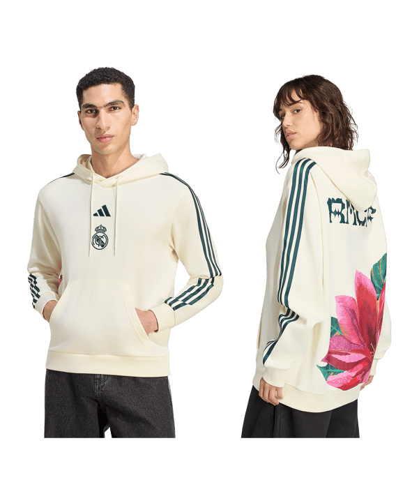adidas Real Madrid Farm Hoody Beige - beige