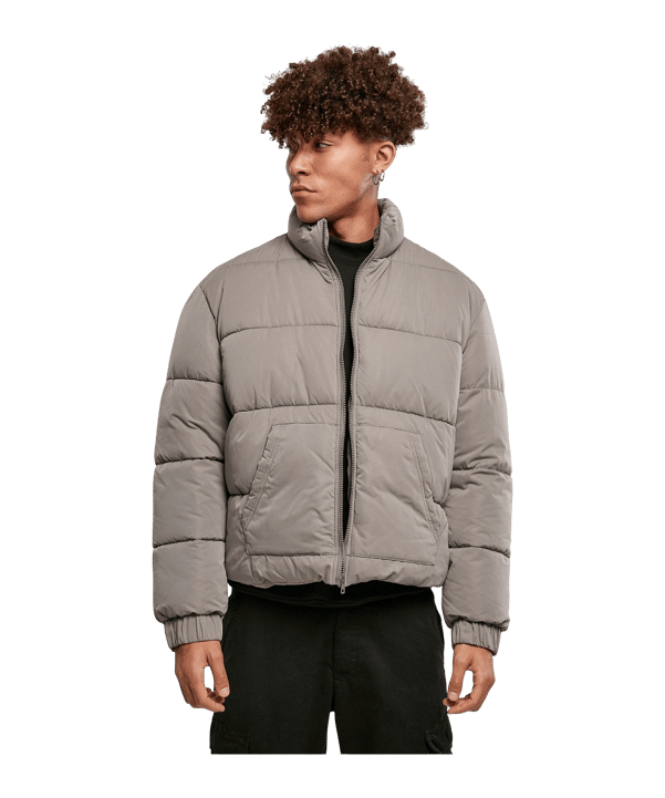 Urban Classic Cropped Down Jacke Grau - grau