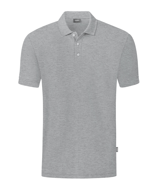 JAKO Organic Polo Shirt Grau F520 - grau