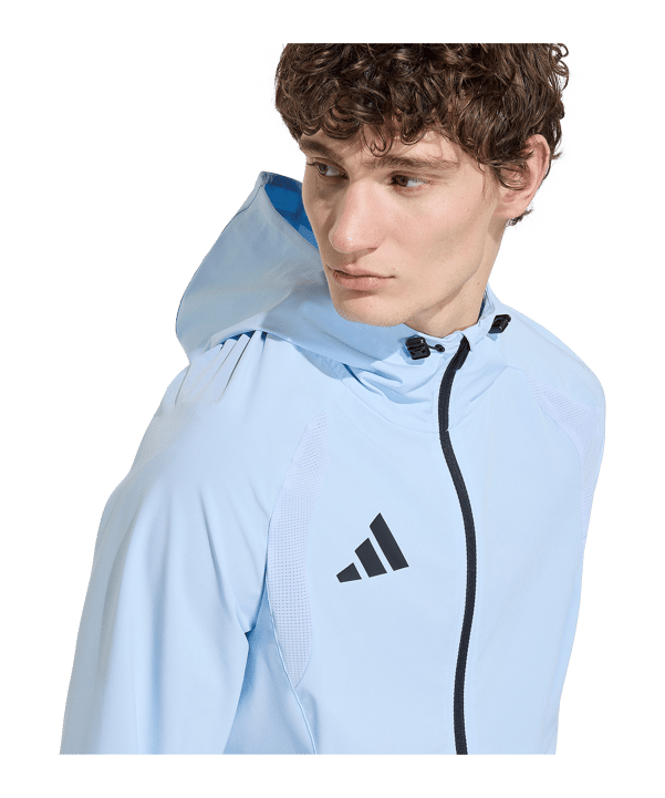 adidas Tiro Travel Windjacke Blau - blau