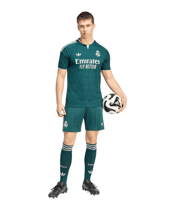 adidas Real Madrid Pantaloncini Away 2026/2027 Verde - verde