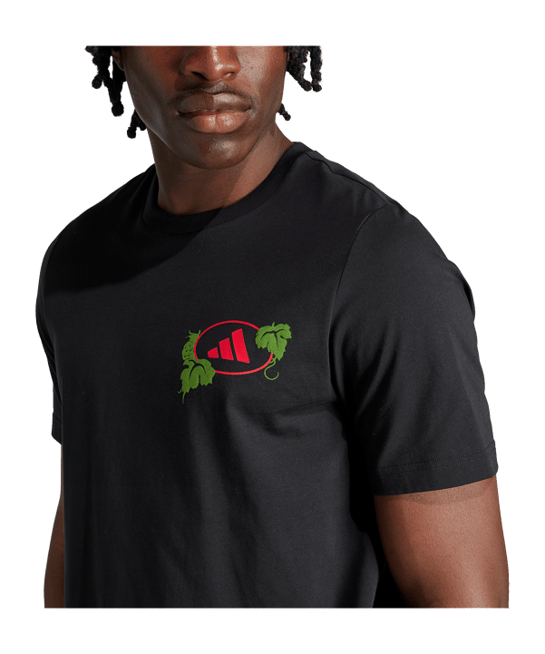 adidas Wiesn Graphic T-Shirt Schwarz - schwarz