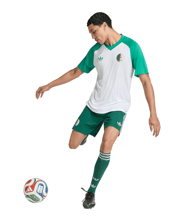 adidas FAF Algerien Trikot Home WM 2026 Weiß - weiss
