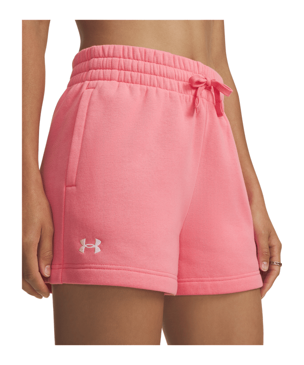 Under Armour Rival Fleece Short Damen Rosa F600 - rosa