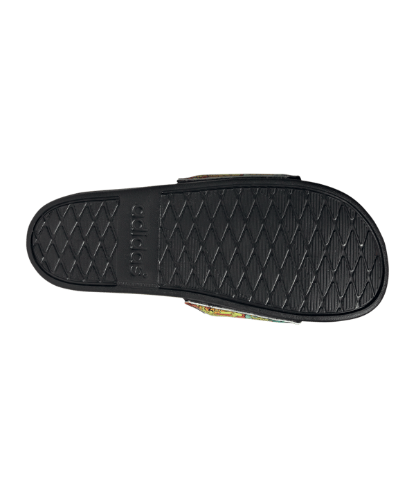 adidas Adilette Comfort Damen Schwarz Rot - schwarz