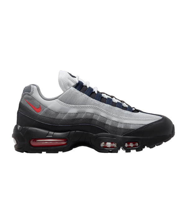 Nike Air Max 95 Schwarz Rot Grau F007 - schwarz