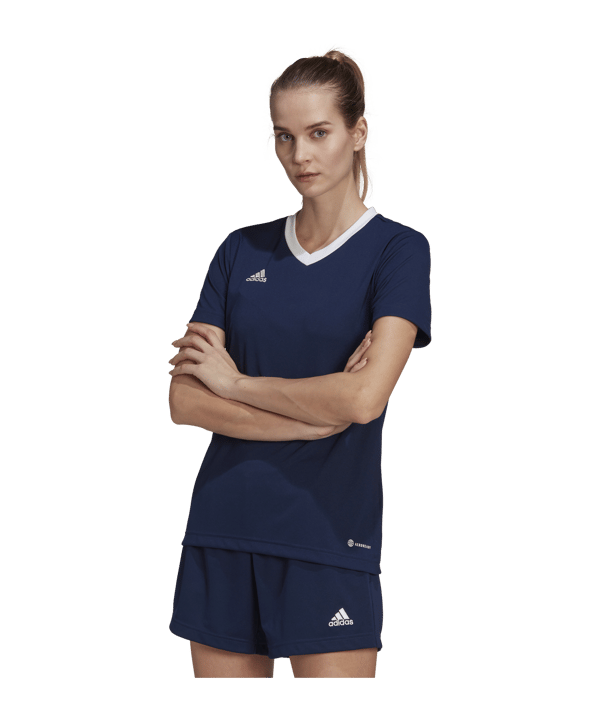 adidas Entrada 22 Trikot Damen Dunkelblau - blau