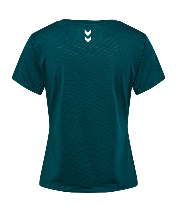 Hummel Mt Aura Mesh T-Shirt Damen Blau F6470 - blau