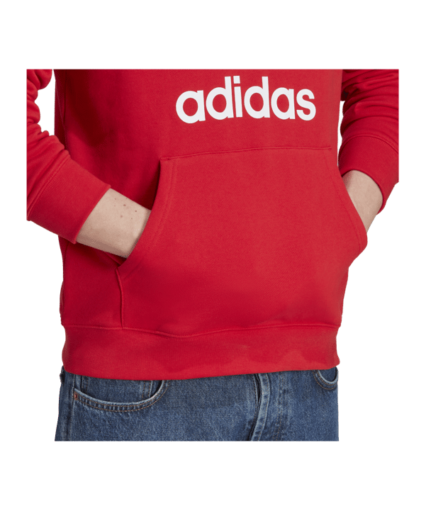 adidas Originals Trefoil Hoody Rot - rot