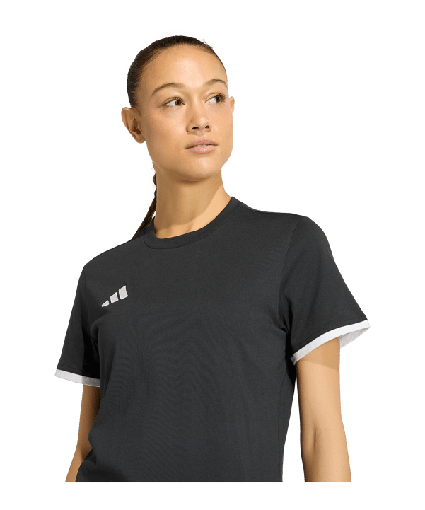 adidas Entrada 26 T-Shirt Damen Schwarz - schwarz