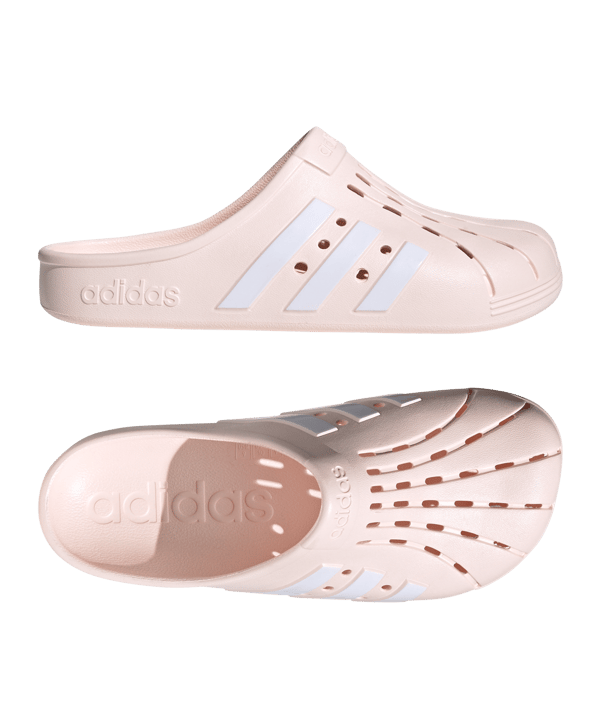 adidas Adilette Clog Badelatsche Rosa - rosa