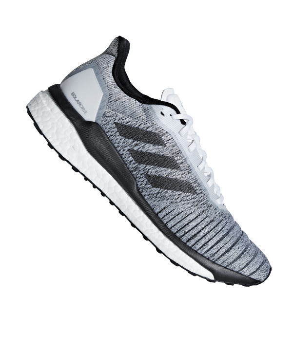 adidas Solar Drive Running Weiss Grau - weiss