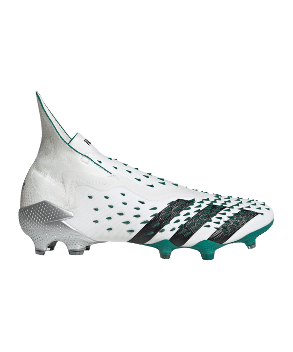 adidas Predator Freak+ FG EQT Weiss Schwarz Grün - weiss