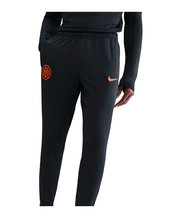 Nike Inter Mailand Strike Trainingshose Schwarz F010 - schwarz