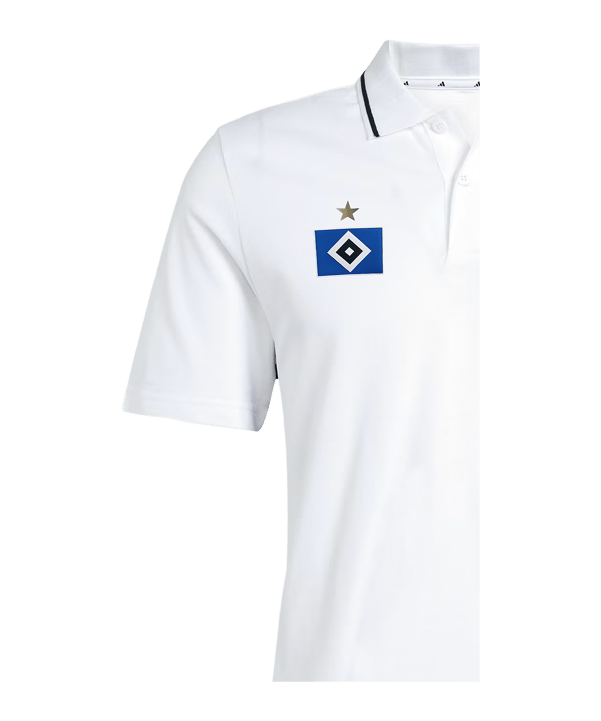 adidas Hamburger SV Polo Weiss - weiss