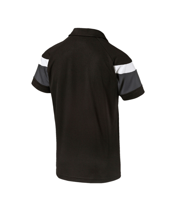 PUMA Spirit II Poloshirt Kids Schwarz Weiss F03 - schwarz