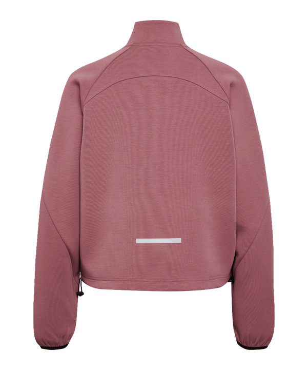 Hummel Tech Fleece Boxy Half Zip Sweatshirt Damen Rosa F3184 - rosa