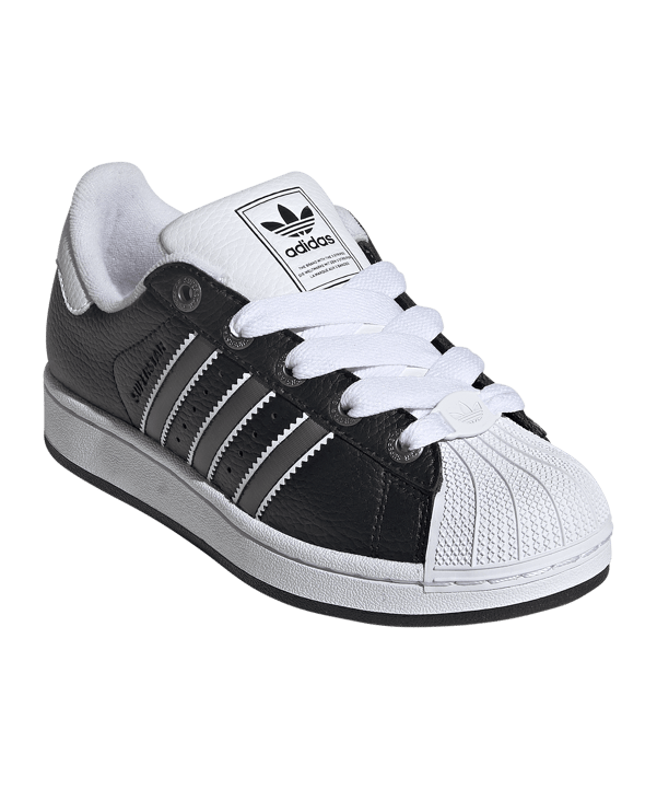 adidas Originals Superstar II Kids Schwarz - schwarz