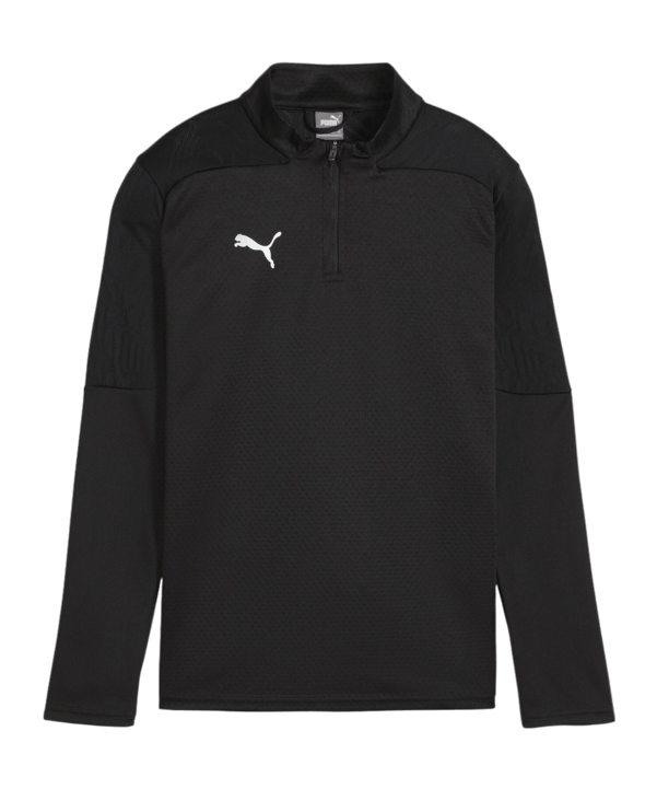 PUMA teamFINAL Training 1/4 Zip Sweatshirt Kids  Schwarz F03 - schwarz