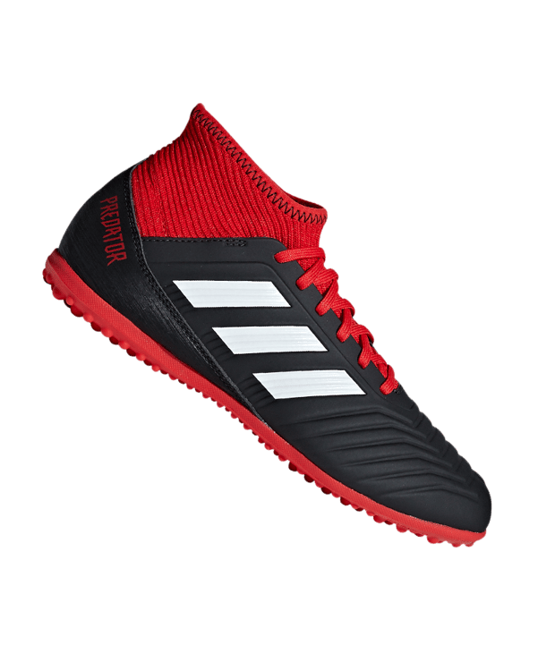 adidas Predator Tango 18.3 TF J Kids Schwarz Rot - schwarz