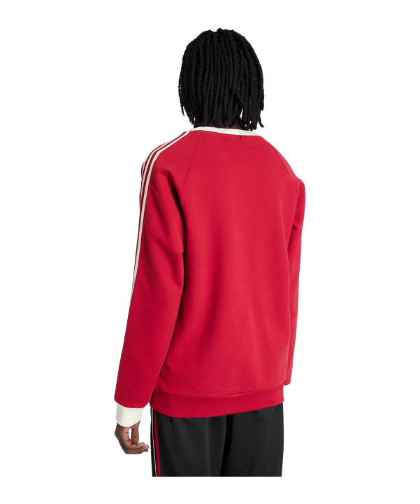 adidas Manchester United Originals Sweatshirt Rot - rot