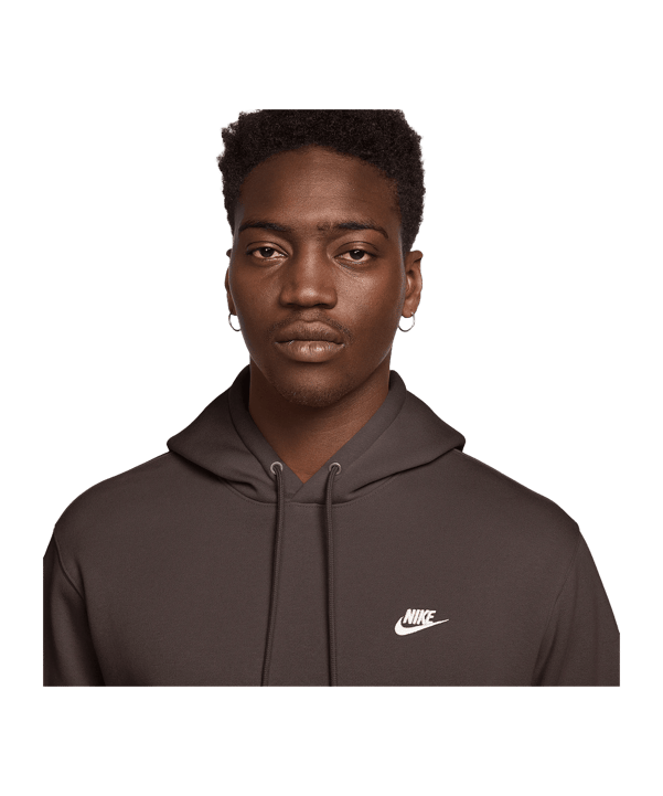 Nike Club Hoody Braun
