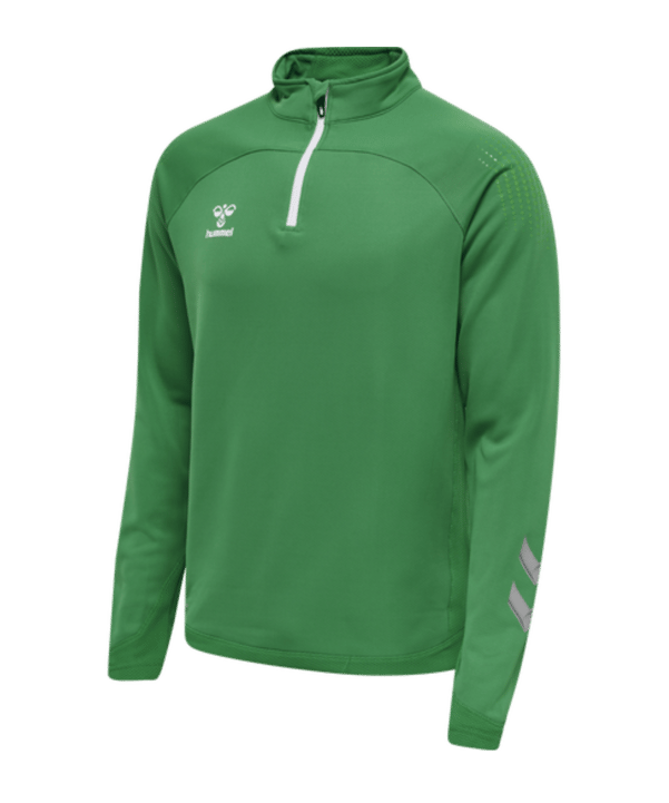 Hummel hmlLEAD HalfZip Sweatshirt Grün F6235 - gruen