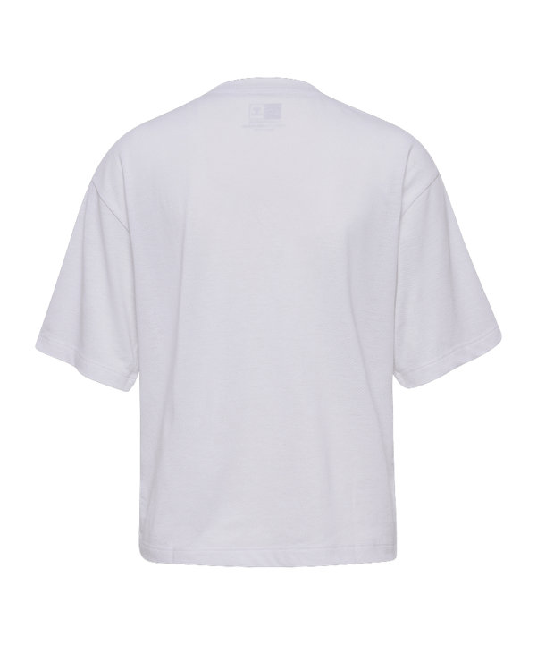 Hummel Mt Vanja Boxy Short T-Shirt Damen Weiß F9001 - weiss
