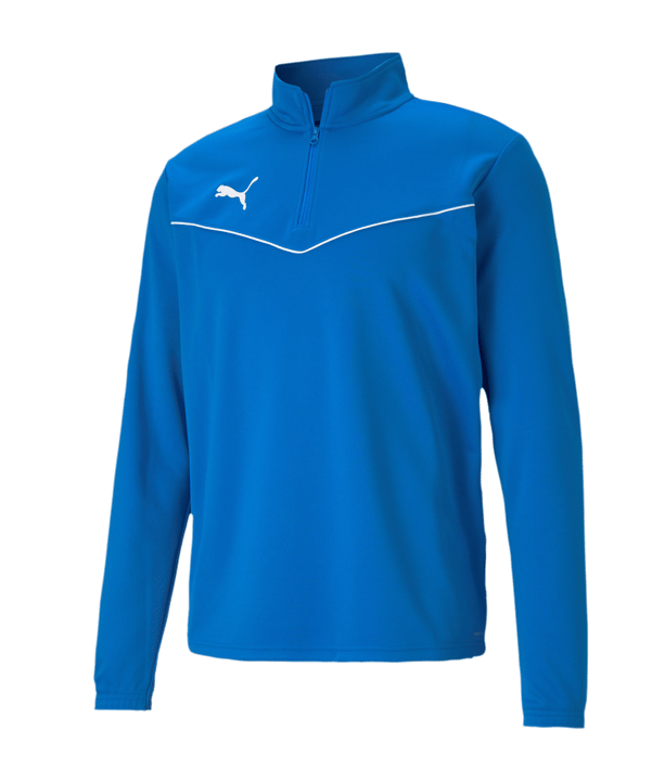 PUMA teamRISE HalfZip Sweatshirt Blau F02 - blau
