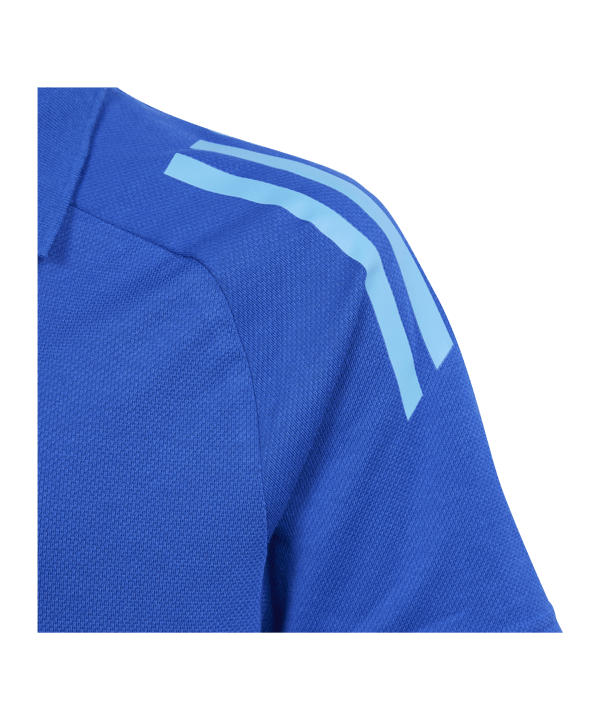 adidas Tiro 24 Competition Poloshirt Kids Blau - blau