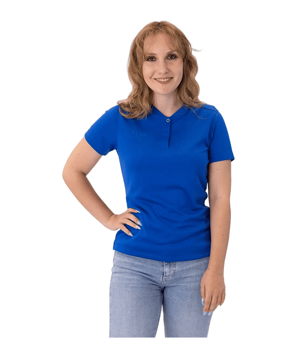 JAKO Prestige Polo Donna Blu C04 - blu