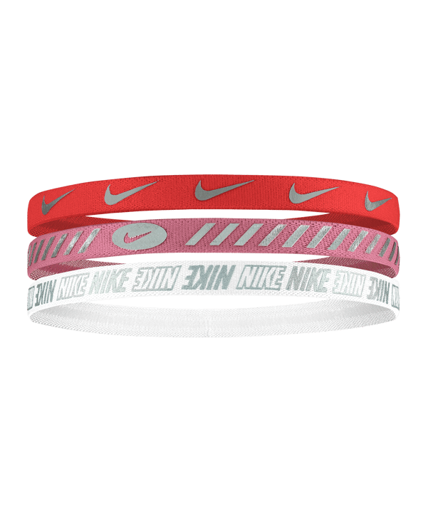 Nike Stirnband 3.0 3er Pack Rot F664 - rot