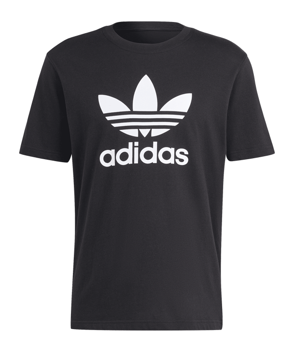adidas Originals Adicolor Trefoil T-Shirt Schwarz - schwarz