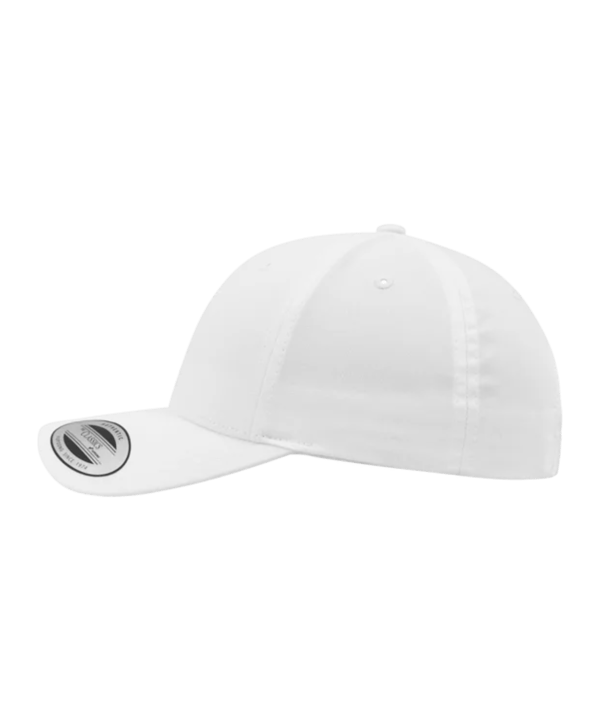 Merch Curved Classic Snapback Cap White - weiss