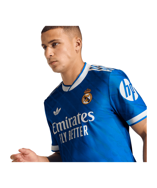adidas Real Madrid Authentic Trikot 3rd 2025/2026 Blau - blau