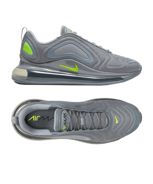 Nike Air Max 720 Sneaker Grau Grün F001 - grau