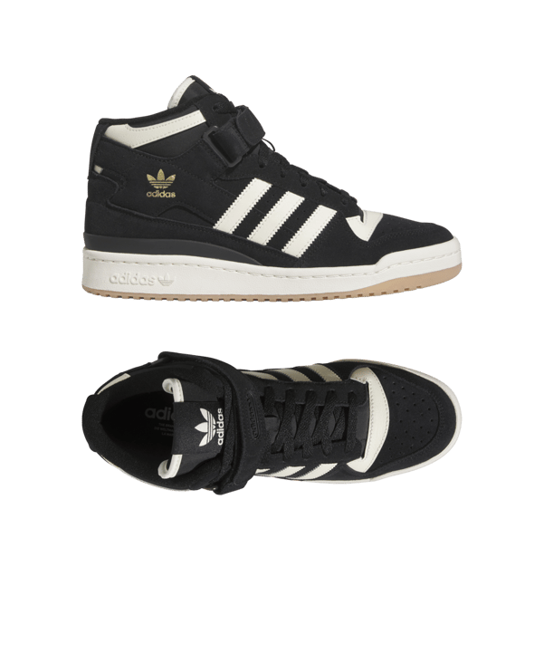 adidas Originals Forum Mid Schwarz Weiss - schwarz